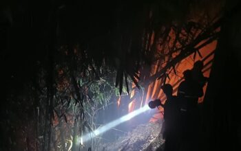 Lahan Belakang SMAN 2 Sukabumi Terbakar, Tiga Unit Mobil Damkar Dikerahkan