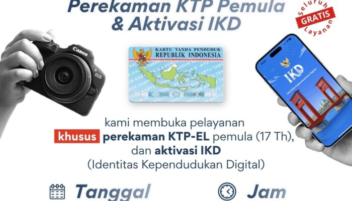Disdukcapil Kota Sukabumi Buka Holiday Service Rekam KTP-El Pemula dan Aktivasi IKD