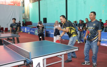 446 Atlet Ramaikan PWI Cup II Tenis Meja Sukabumi, Jadi Ajang Adu Prestasi Sekaligus Pererat Silaturahmi