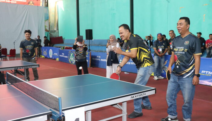 446 Atlet Ramaikan PWI Cup II Tenis Meja Sukabumi, Jadi Ajang Adu Prestasi Sekaligus Pererat Silaturahmi