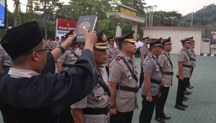 14 Personel Dimutasi, Sejumlah Jabatan Strategis Polres Sukabumi Berganti