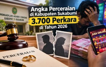 Uang Dapur Ludes di Judul, Angka Perceraian Sukabumi Capai 3.700 Perkara