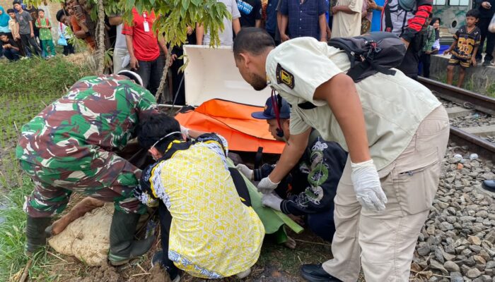 Innalillahi! Nenek 60 Tahun Tewas Tertemper KA Pangrango di Cibadak