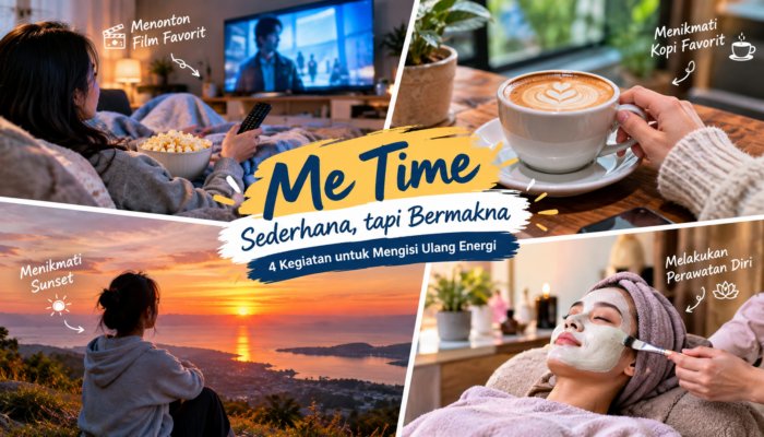 Me Time Bukan Sekadar Santai, Ini 4 Kegiatan Sederhana untuk Mengisi Ulang Energi
