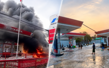 Isi Pertalite Pakai Jerigen, Motor Terbakar Saat Mesin Dinyalakan
