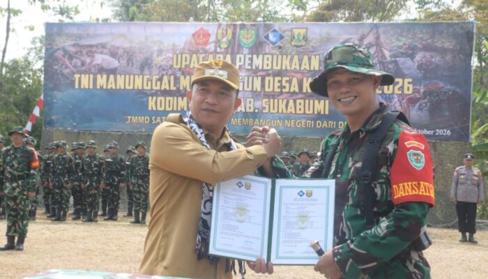 TMMD ke-130 di Ciemas, Wabup Sukabumi Dorong Percepatan Pembangunan dan Kesejahteraan Warga