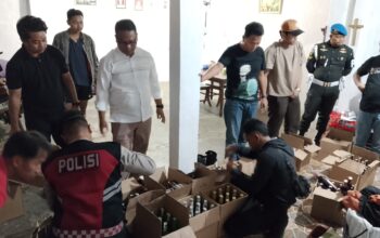 Polres Sukabumi Razia Tempat Hiburan Malam di Wilayah Utara, 532 Botol Miras Disita