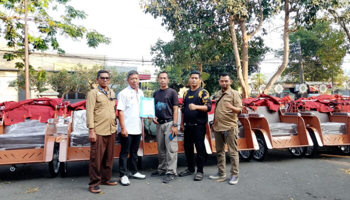 Bantuan Presiden Prabowo Tiba di Kota Sukabumi, 40 Penarik Becak Segera Terima Becak Listrik