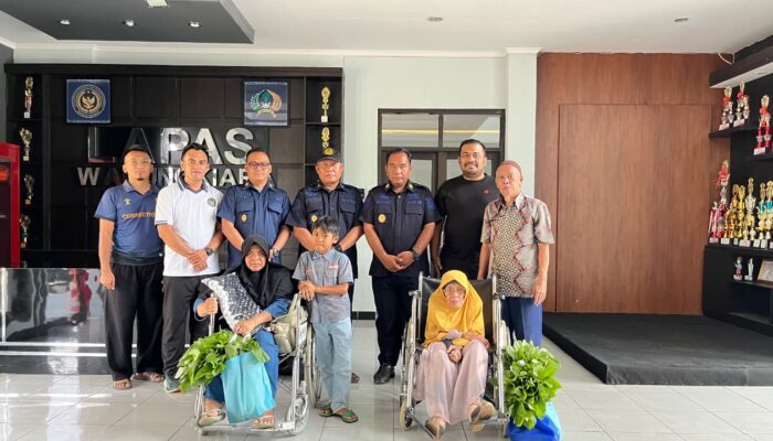 Lapas Warungkiara Fasilitasi Kunjungan Keluarga Lansia, Warga Binaan Bisa Lepas Rindu