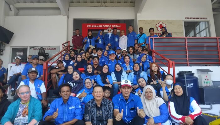 Darah Demokrat untuk Ibu Pertiwi, Mohamad Muraz Ajak Warga Kota Sukabumi Peduli Sesama