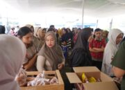 GPM di Cibeureum Sukabumi Diserbu Warga, Harga Beras hingga Daging Lebih Murah