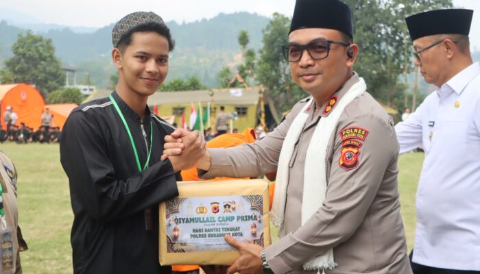 Hari Santri 2026, Polres Sukabumi Kota Bekali 1.200 Santri dengan Edukasi Kamtibmas Dalam Qiyamullail Camp PRIMA