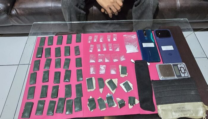 Polisi Bongkar Dugaan Peredaran Sabu di Lembursitu Kota Sukabumi, 60 Paket Lebih Diamankan