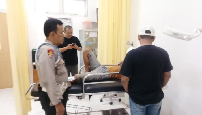 Apes! Diduga Maling Motor Kena Batunya Usai Kecelakaan di Cikundul Kota Sukabumi