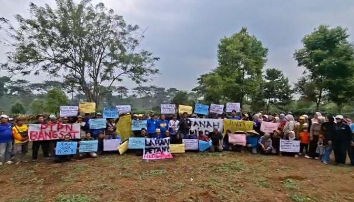 Petani Menjerit! TNI Ajukan Lahan PTPN untuk Bangun Markas Batalyon Yonif TP 345 Maung Sancang