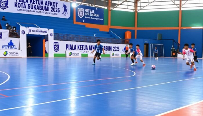 84 Sekolah Ramaikan Piala Ketua AFKOT Kota Sukabumi 2026, Ajang Berburu Bibit Futsal Muda