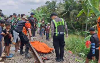 Tewas di Tempat, Begini Kronologi Warga Cicantayan Sukabumi Tertabrak KA Pangrango