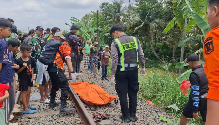 Tewas di Tempat, Begini Kronologi Warga Cicantayan Sukabumi Tertabrak KA Pangrango