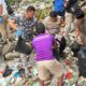 Sampah Menumpuk di Sungai Cigangsa, Polres Sukabumi Turun Tangan