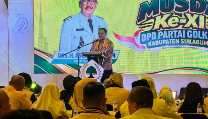 Pimpin Golkar Kabupaten Sukabumi, Asjap Bidik Dua Periode Bupati dan 17 Kursi DPRD