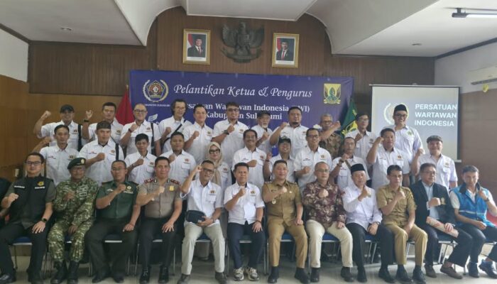 Pengurus PWI Kabupaten Sukabumi Dilantik, Wabup Sukabumi Tekankan Independensi Pers