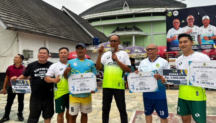 Gairahkan Olahraga Voli di Sukabumi, Wali Kota Ayep Zaki Gelar Pertandingan Bersama IGORNAS dan SKPD